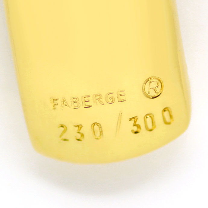 Foto 2 - Faberge Ohrringe mit royalblauem Emaille und Brillanten, R2267