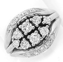 Foto 1 - Edler Weißgold-Ring 1,07Carat Diamanten und Brillanten, S4920